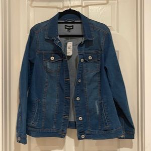 NEW Denim Jacket 1X